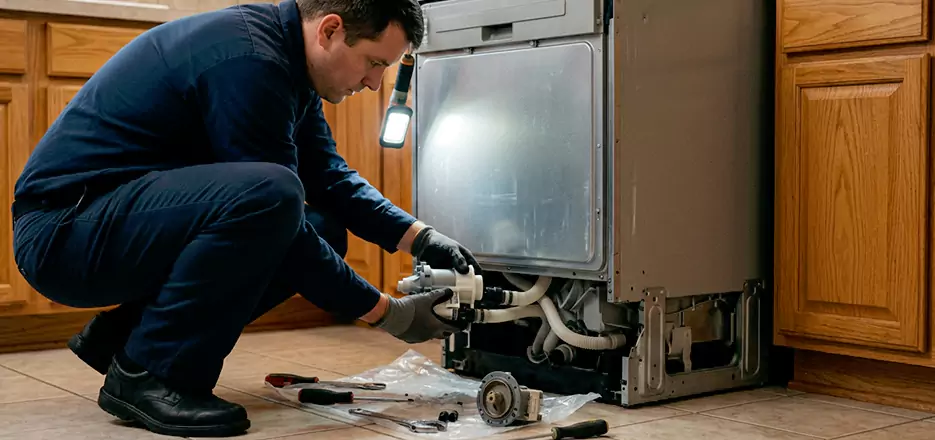 Dishwasher Drain Hose Repair in Haverhill
