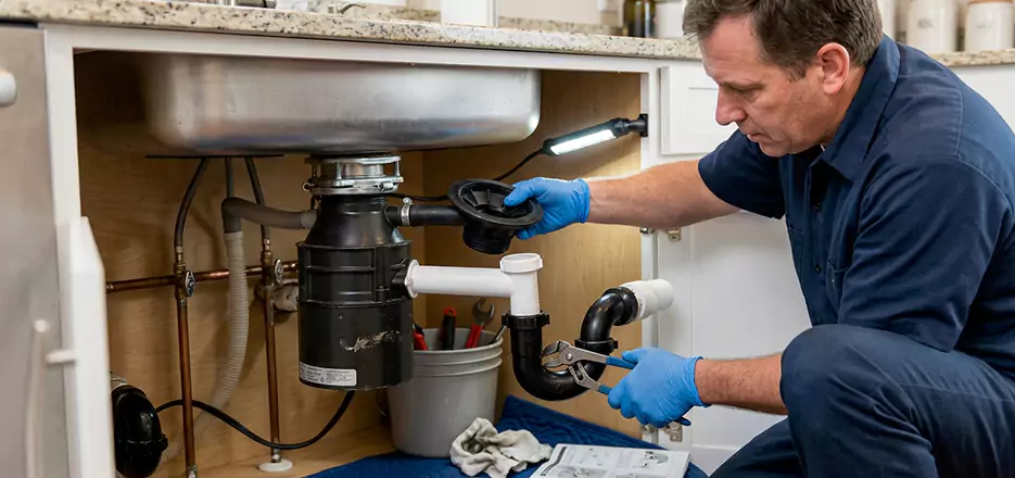 Garbage Disposal Splash Guard and Trap Installation in Haverhill